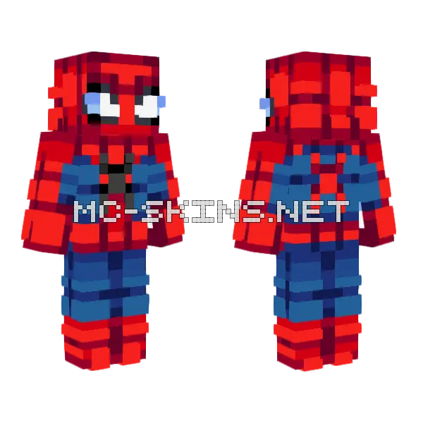 Spider-Man Brand New Day Minecraft skin, front and back