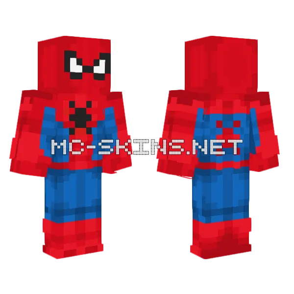 Spider-Man Brand New Day Minecraft skin, front and back