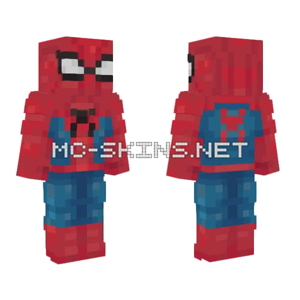 Spider-Man Brand New Day Minecraft skin, front and back
