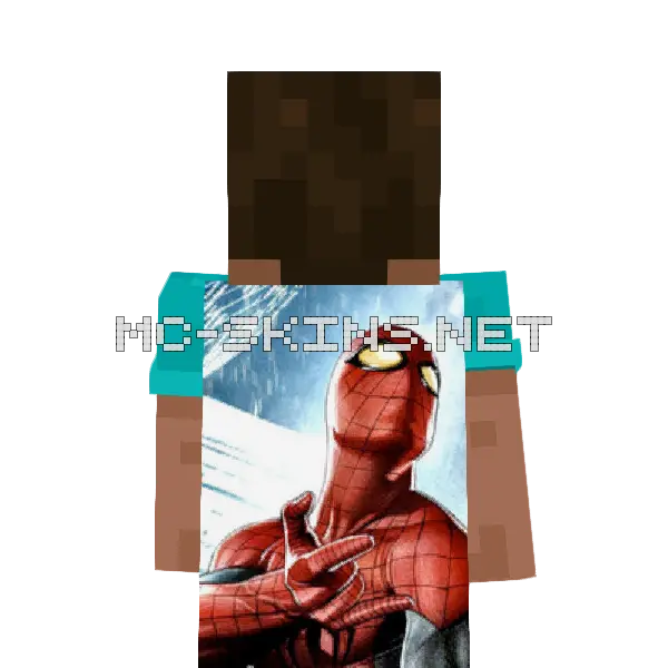 Spider-Man cape, outside and lining