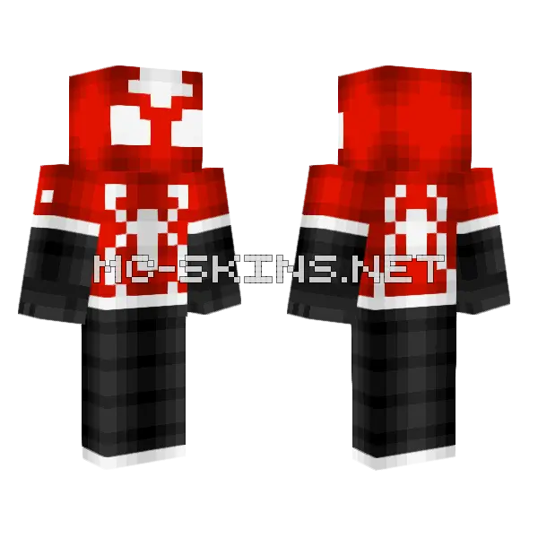 Spider Man Earth 21 Minecraft skin, front and back