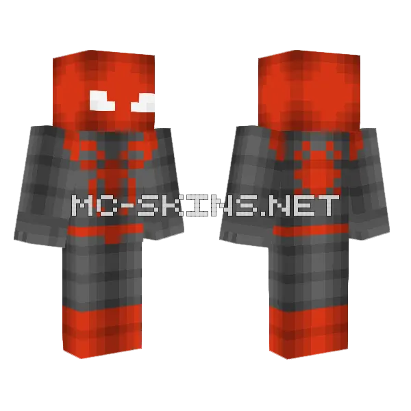 Spider Man From Earth 21 Minecraft skin, front and back