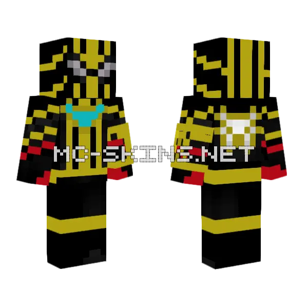 Spider-Man No Way Home Suit Minecraft skin, front and back