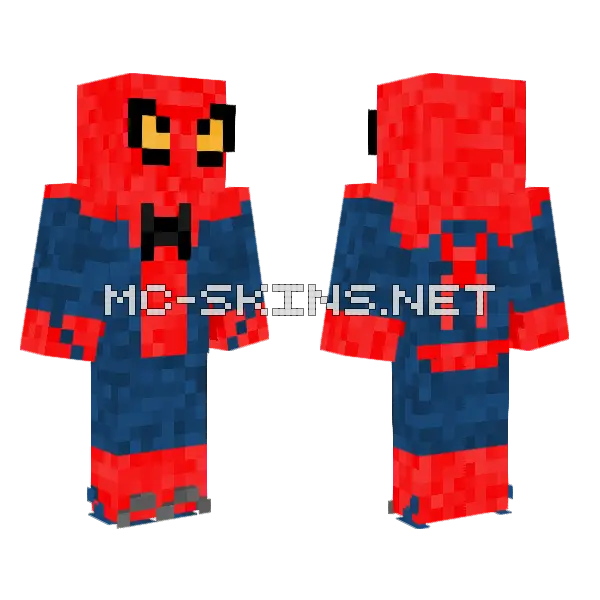 Spider-Man Tasp 2012 Minecraft skin, front and back