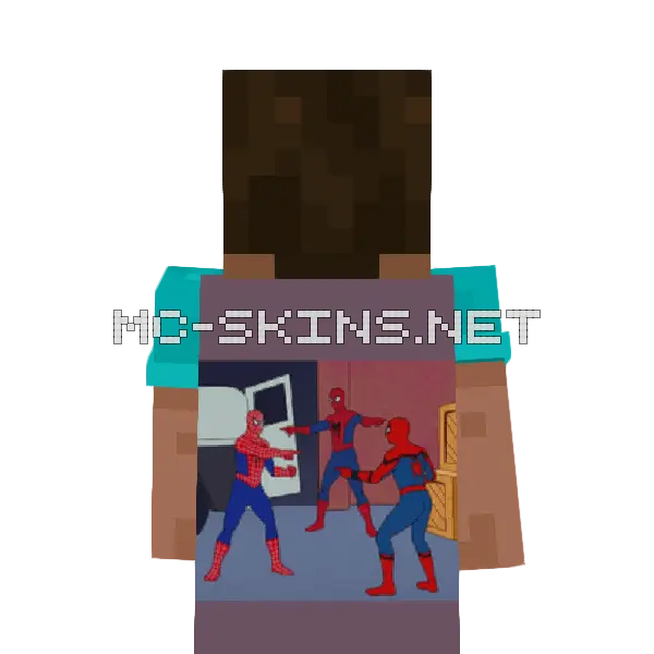 Spider Man Triple cape, outside and lining