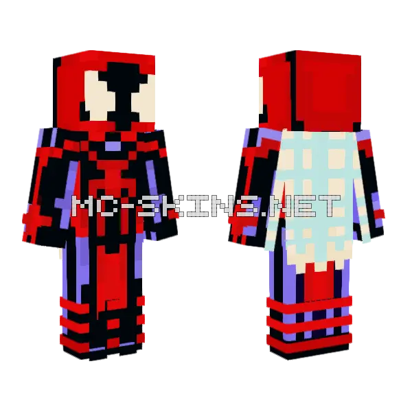 Spider-Man Unlimited Minecraft skin, front and back