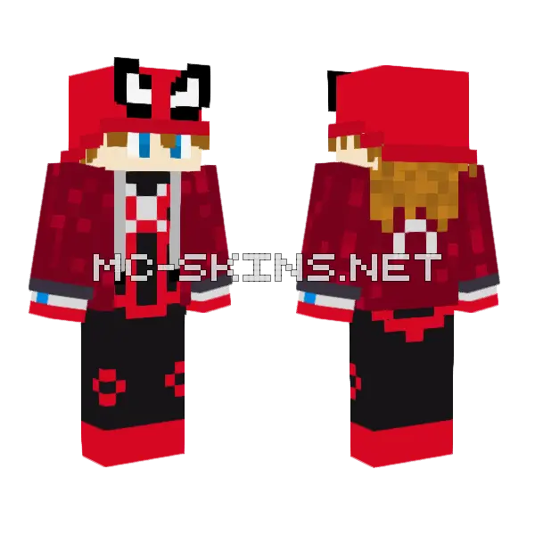 Spider Venom New Style Jacket Minecraft skin, front and back