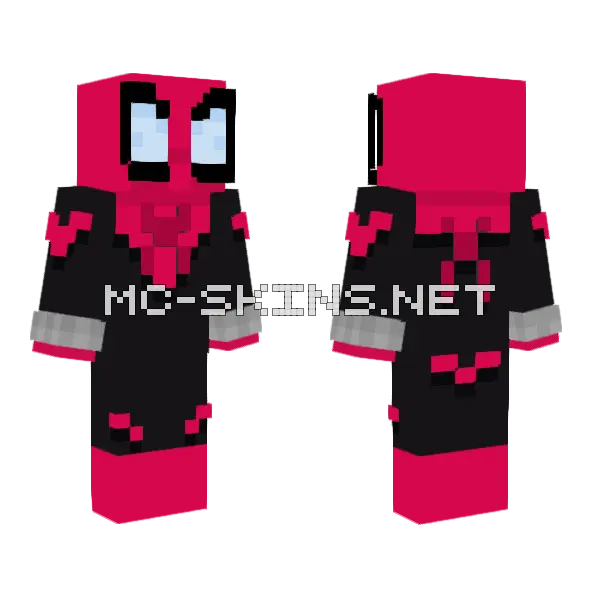 Spider Venom No Hoodie Minecraft skin, front and back