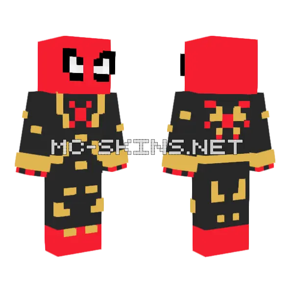 Spider Venom Original Design Minecraft skin, front and back