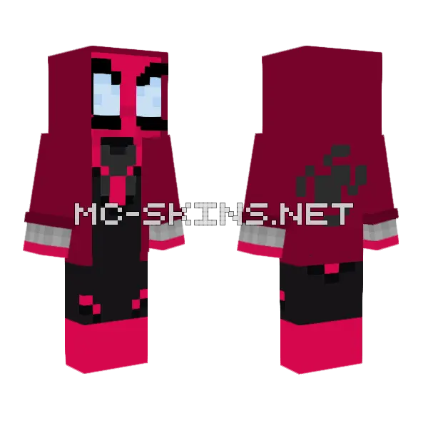 Spider Venom Original Suit Minecraft skin, front and back