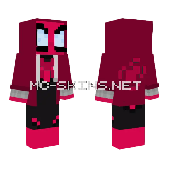 Spider Venom Suit Minecraft skin, front and back