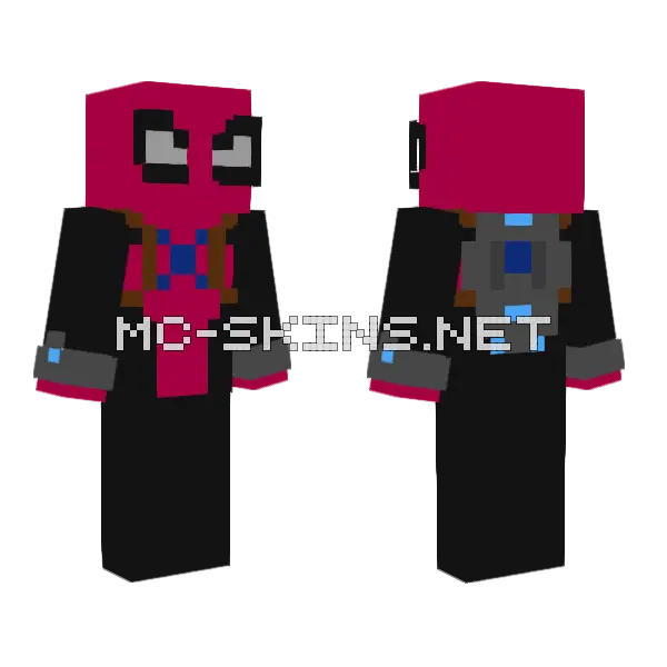 Spider Venom Suit Minecraft skin, front and back