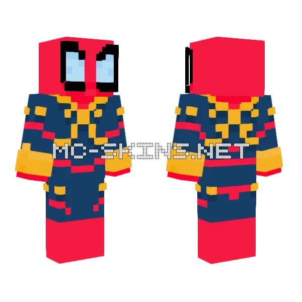 Spider Venom The Blues Minecraft skin, front and back