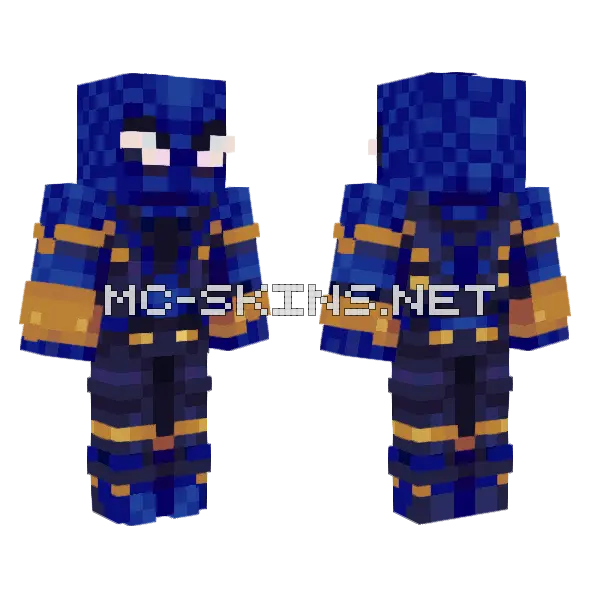 Spiderboy Minecraft skin, front and back