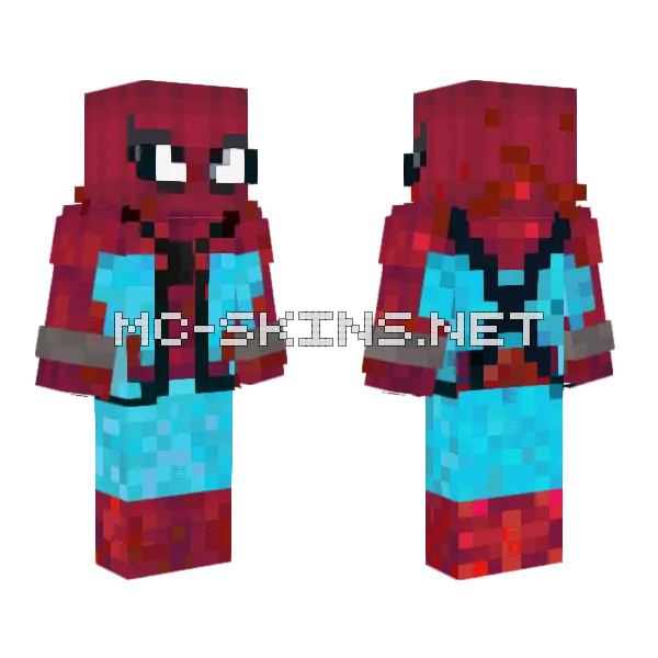 Spiderman Brand New Day 2 Minecraft skin, front and back