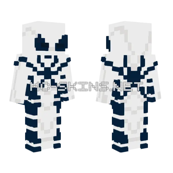 Spiderman Future Foundation Minecraft skin, front and back