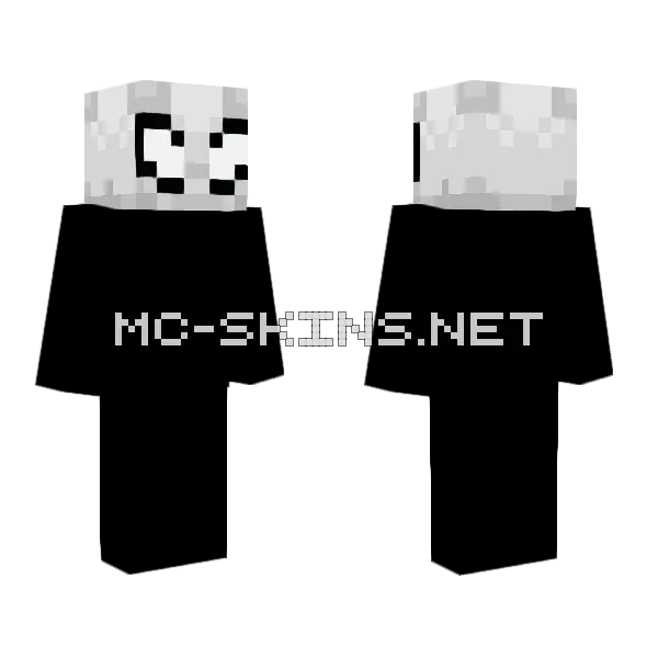 Spiderman Kask B Minecraft skin, front and back