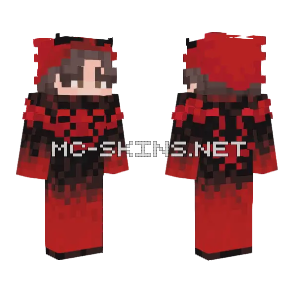 Spiderman Suit Minecraft skin, front and back