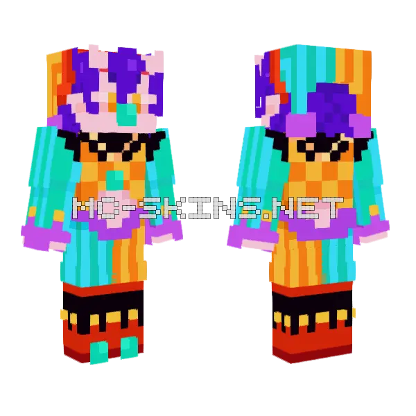 Spiworek Minecraft skin, front and back