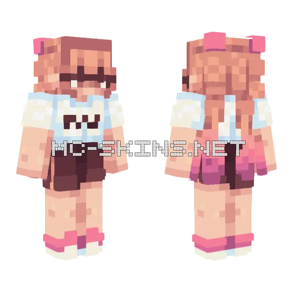 Splatin Komin Minecraft skin, front and back