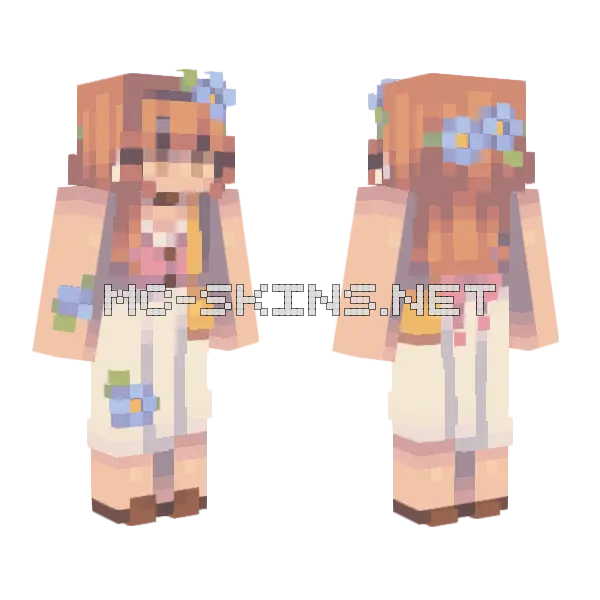 Splatter Paint On Walls Minecraft skin, front and back