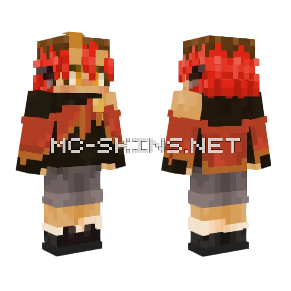 Splsocksgoiat Boy Minecraft skin, front and back