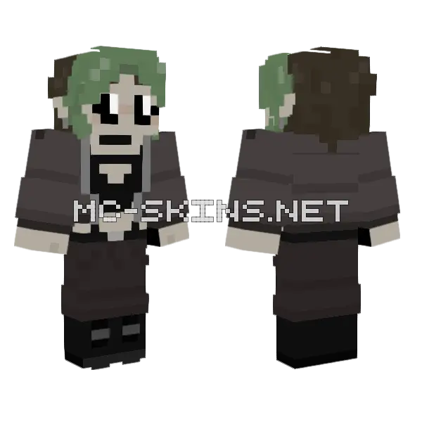 Spook Minecraft skin, front and back