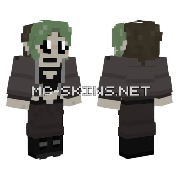 Spook Fixed Minecraft skin, front and back