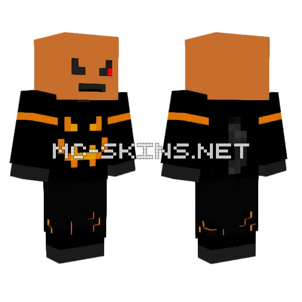 Spookie LD Minecraft skin, front and back