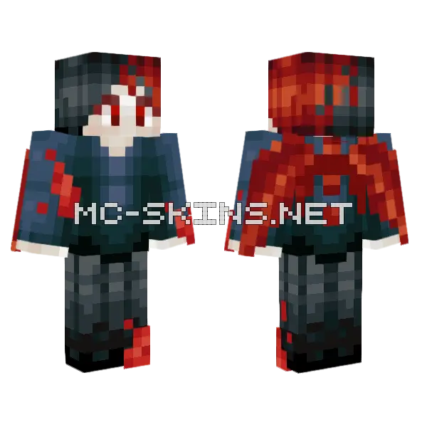 Spooky Claw S Vampire Redux Minecraft skin, front and back
