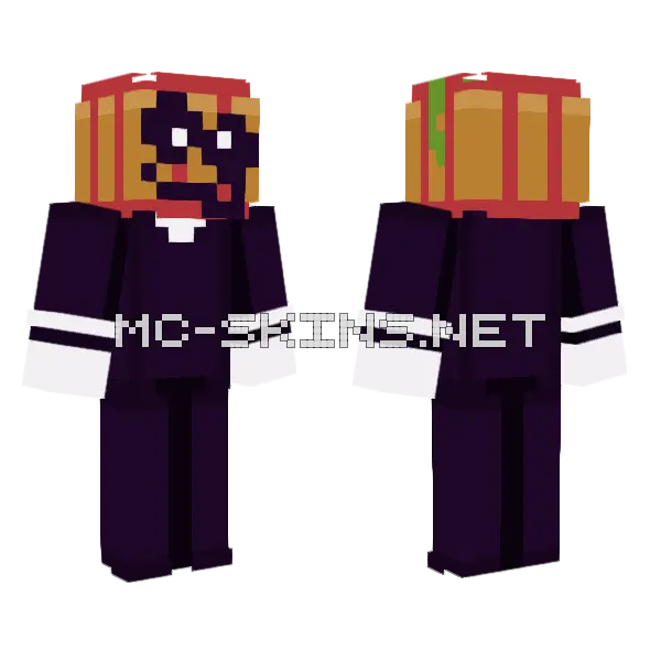 Spooky Month Monster, front and back
