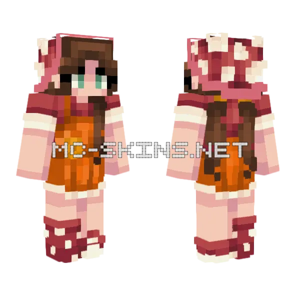 Spot Fall Version Edit P Minecraft skin, front and back