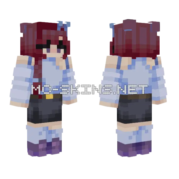 Spring Breeze Rce Minecraft skin, front and back