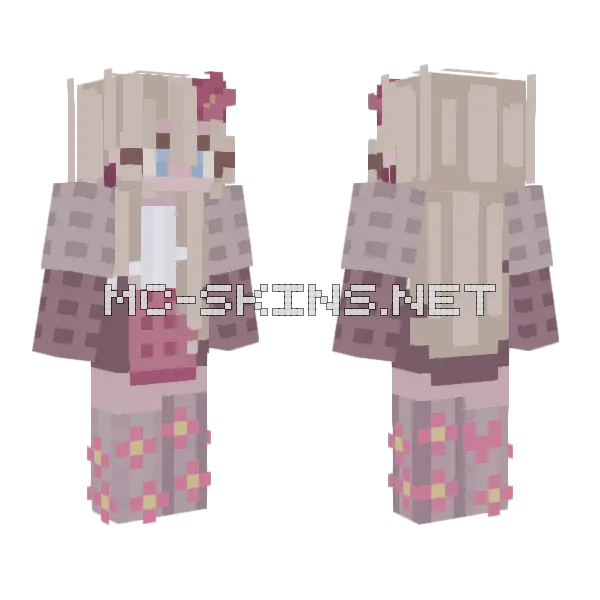 Spring Is Coming Soon Rce Minecraft skin, front and back