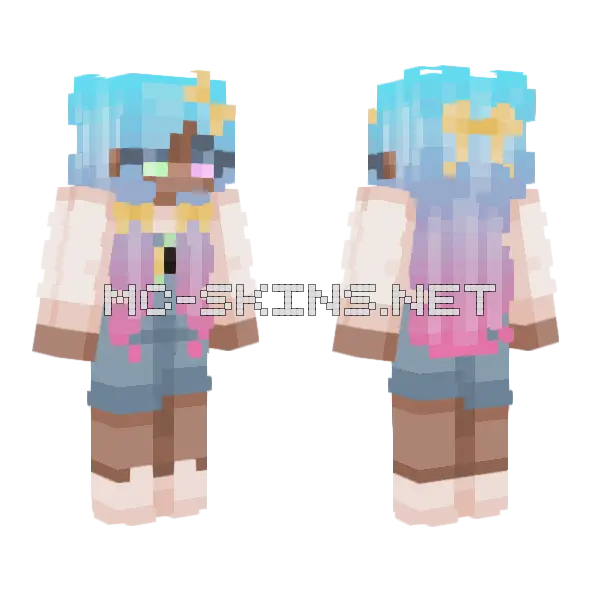 Spring Is Here Minecraft skin, front and back