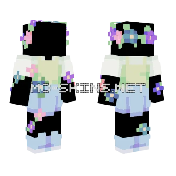 Spring Time Te Minecraft skin, front and back