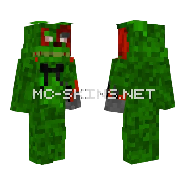 Springtrap Cool Minecraft skin, front and back