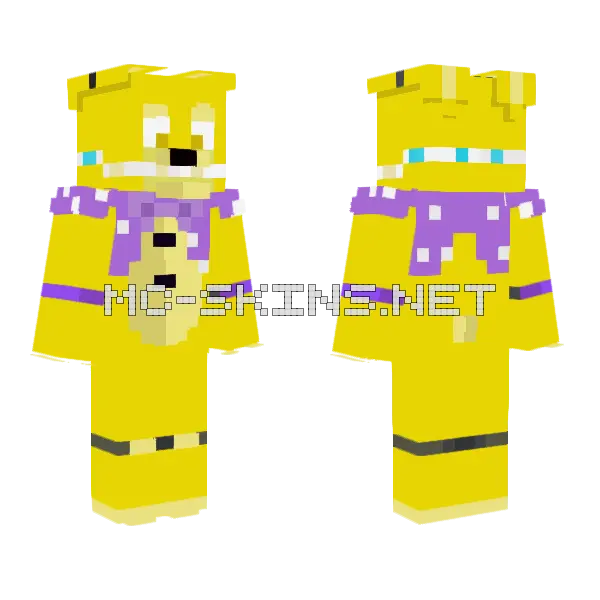 Springtrap Skin Idea Minecraft skin, front and back