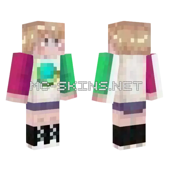Sprite Ver 2 Minecraft skin, front and back