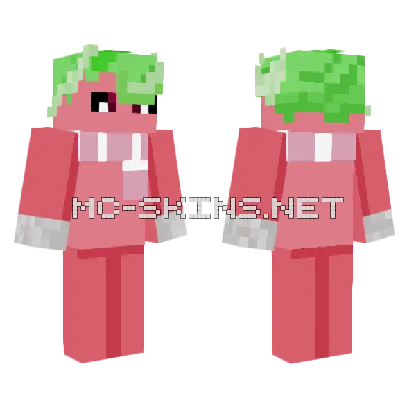 Sprout Dandys World Minecraft skin, front and back