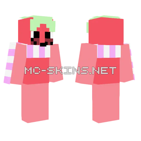 Sprout Seedly Minecraft skin, front and back