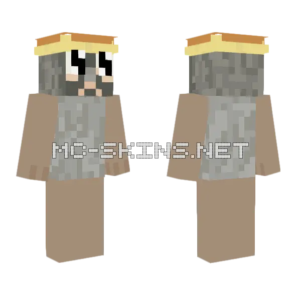 Spurrit Minecraft skin, front and back