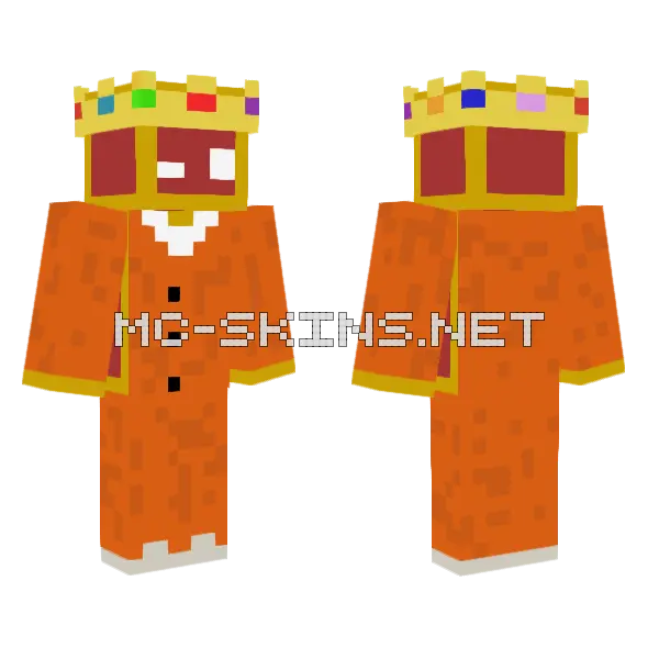Sputnikkx Prison Outfit Minecraft skin, front and back