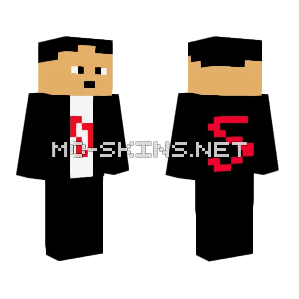 Spy Skin Minecraft skin, front and back