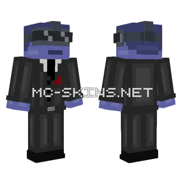 Spyderrock Minecraft skin, front and back