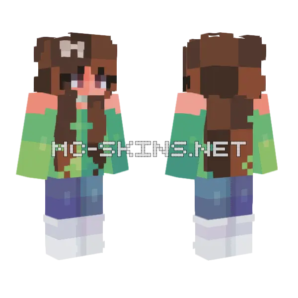 Squared RC Minecraft skin, front and back