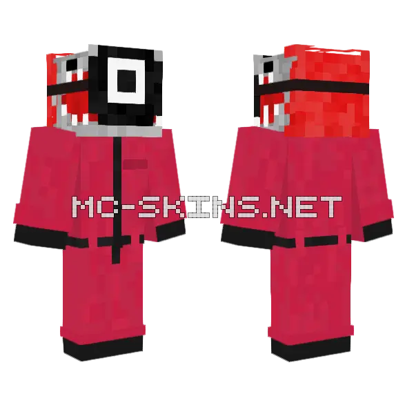 Squid Games Pyrofire11 2 Minecraft skin, front and back