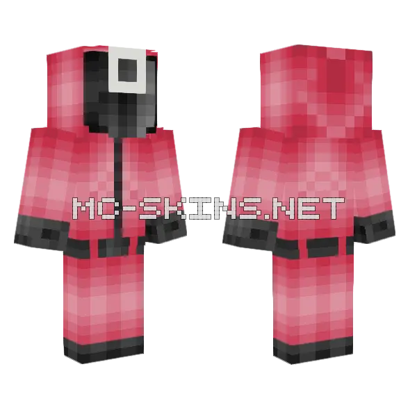 Squidgame Surveillance Square Minecraft skin, front and back