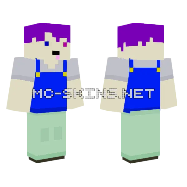 Squidglow S Minecraft skin, front and back