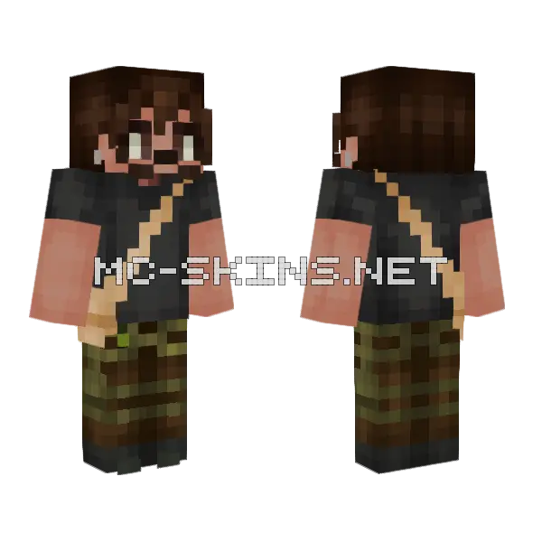 Squigglessostruggles Boy Skin Minecraft skin, front and back
